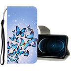 3D Colored Drawing Horizontal Flip PU Leather Case with Holder & Card Slots & Wallet, For iPhone 12 Pro Max