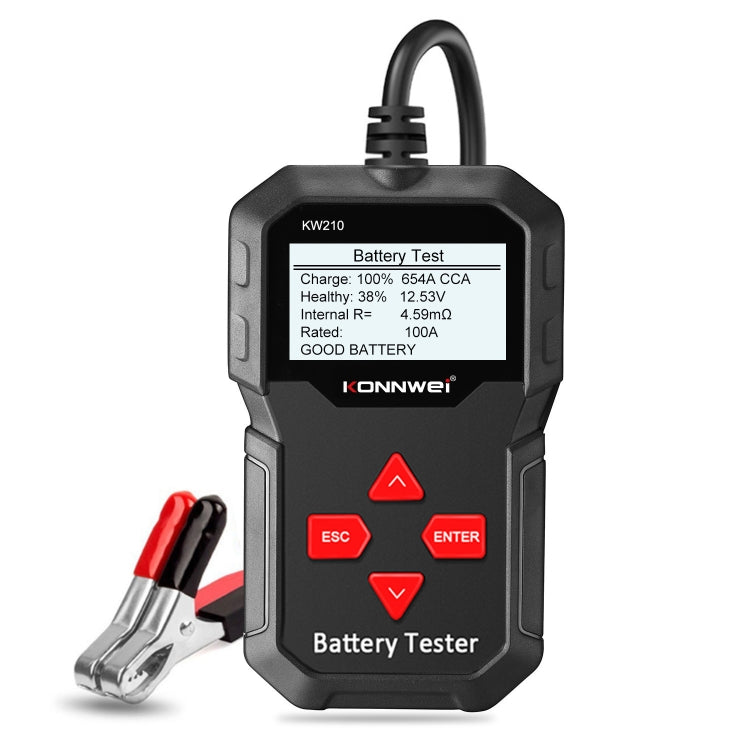 KONNWEI KW210 Car Battery Test Battery Capacity Resistance Battery Detector, KW210 – Durable Build, Easy to Use