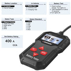 KONNWEI KW210 Car Battery Test Battery Capacity Resistance Battery Detector, KW210 – Durable Build, Easy to Use