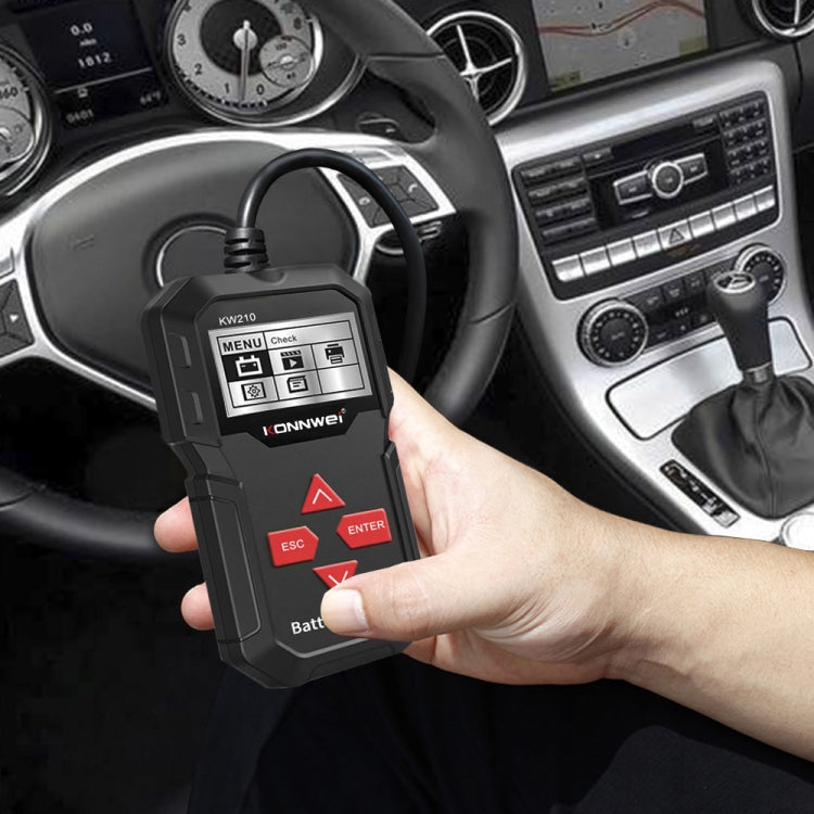 KONNWEI KW210 Car Battery Test Battery Capacity Resistance Battery Detector, KW210 – Durable Build, Easy to Use
