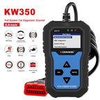 KONNWEI KW350 OBDII 12V Car Diagnostics Detector Scanner with 2 inch Black And White Display Screen V007 for Audi / Volkswagen, KW350 – Data Transmission