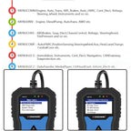 KONNWEI KW350 OBDII 12V Car Diagnostics Detector Scanner with 2 inch Black And White Display Screen V007 for Audi / Volkswagen, KW350 – Data Transmission