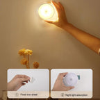 Intelligent Human Body Induction LED Night Light Bedside Lamp No Switch, No Switch