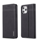 GEBEI Protective Case – Leather (iPhone 12) For iPhone 12 12 Pro Black