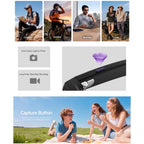 HD5 Ultra Double Lenses Smart AI Translation Glasses with 8MP HD Camera, Video Recording, WiFi Transmission, Al Smart Voice Assistant