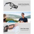 HD5 Ultra Double Lenses Smart AI Translation Glasses with 8MP HD Camera, Video Recording, WiFi Transmission, Al Smart Voice Assistant