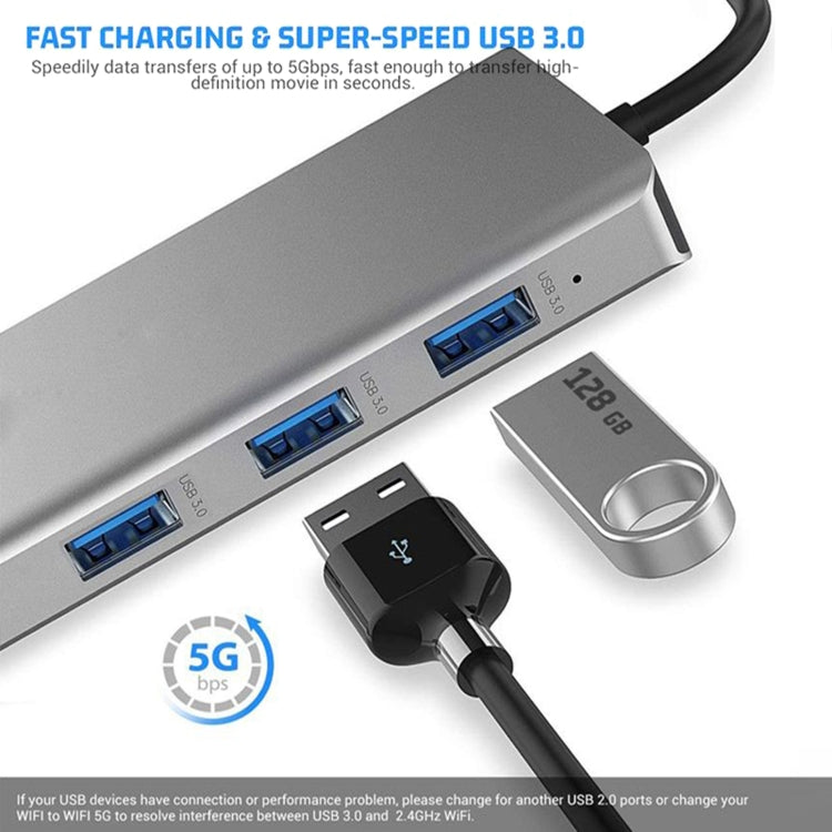 12 in 1 HDMI x2 + USB3.0 + USB2.0 + PD Charging + VGA + RJ45 + 3.5mm Jack + TF/SD x2 Type-C / USB-C HUB Docking Station – Aluminum Alloy, 4K