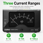TBK TBK-218 30V / 10A Intelligent Control Curved DC Regulated Power Supply with Pointer Meter, AU Plug, EU Plug, US Plug, UK Plug