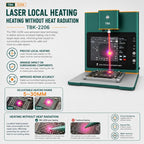 TBK TBK-2206 45W High-Power Intelligent Laser Desoldering Machine with HD Display, AU Plug, EU Plug, US Plug, UK Plug