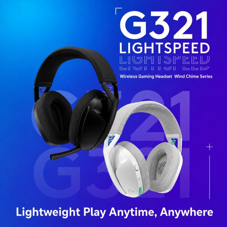 Logitech G321 LIGHTSPEED Wireless Gaming Headset with Mic