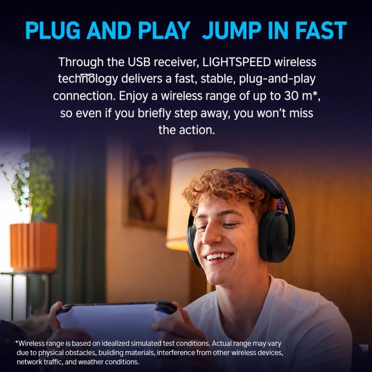 Logitech G325 LIGHTSPEED Wireless Gaming Headset with Mic