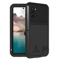 LOVE MEI Metal Shockproof Waterproof Dustproof Protective Case without Glass, For Samsung Galaxy Note 20, For Samsung Galaxy Note 20 Ultra For Samsung Galaxy Note 20 Black