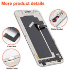 RJ Soft OLED Screen – Durable Build, Easy to Use, For iPhone 17 Pro Max, For iPhone 17 Pro, For iPhone 17, For iPhone 16 Pro Max, For iPhone 16 Pro, For iPhone 16 Plus, For iPhone 16, For iPhone 15 Pro Max, For iPhone 15 Pro, For iPhone 15 Plus