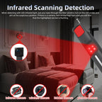 T07 Multifunctional Detector IR Scanner GPS WiFi Signal Anti-Spy Bug Finder for Hotel Travel, T07 – Magnetic, Bluetooth
