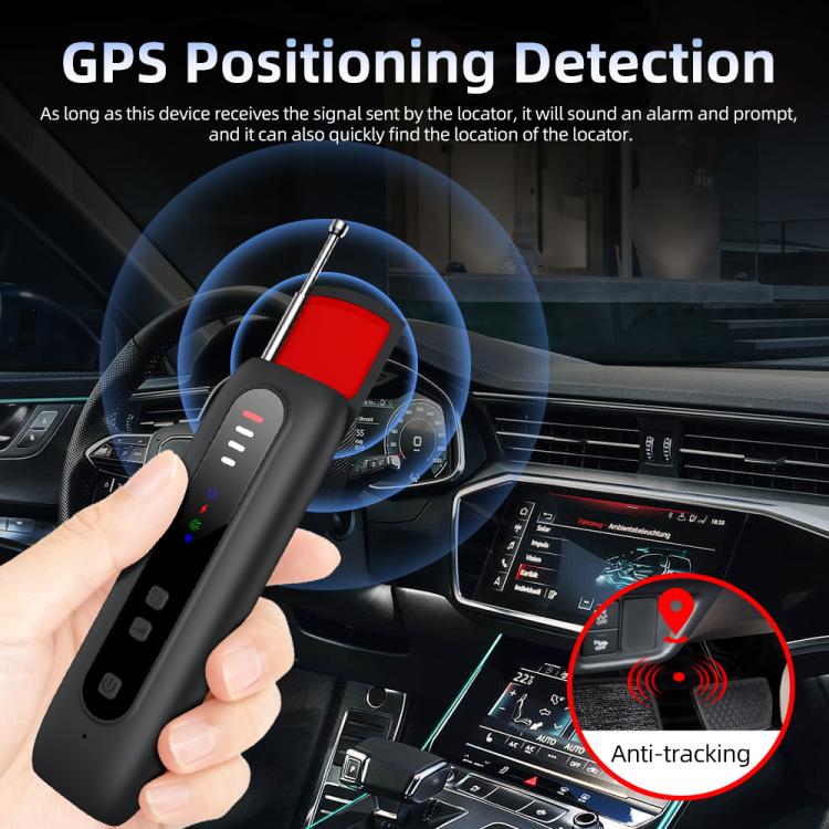 T07 Multifunctional Detector IR Scanner GPS WiFi Signal Anti-Spy Bug Finder for Hotel Travel, T07 – Magnetic, Bluetooth