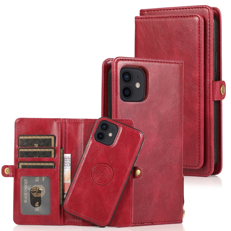 Case – Leather, Magnetic (iPhone 12 mini) #5 For iPhone 12 mini Red
