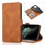 Case – Leather, Magnetic (iPhone 12 mini) #4 For iPhone 12 12 Pro Brown