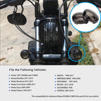 2 PCS Motorcycle Front and Rear Turn Signal Cover / Turn Signal Shell for Harley, 2 PCS