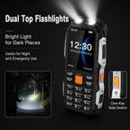 W2022 Rugged Phone, 1.77 inch, SC6531DA, Network: 2G, Dual SIM, BT, Torch – Durable Build, Easy to Use