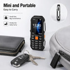 W2022 Rugged Phone, 1.77 inch, SC6531DA, Network: 2G, Dual SIM, BT, Torch – Durable Build, Easy to Use