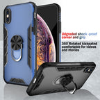 Magnetic Frosted PC + Matte TPU Shockproof Case with Ring Holder, For iPhone XS Max, For Samsung Galaxy Note20, For Samsung Galaxy Note20 Ultra