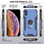 Magnetic Frosted PC + Matte TPU Shockproof Case with Ring Holder, For iPhone XS Max, For Samsung Galaxy Note20, For Samsung Galaxy Note20 Ultra