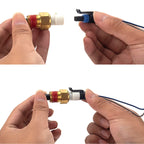 Car Intake Air Temperature Sensor + Wiring Harness 25036751 for Chevrolet / GM, A3723