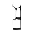Car Carbon Fiber Central System Control Large Panel Frame Decorative Sticker for Nissan 350z 2006-2009, Central System Control Large Panel Frame Central System Control Large Panel Frame