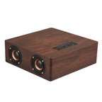 Q5 Wooden Bluetooth Speaker, Support TF Card & 3.5mm AUX, Q5 Q5 Walnut