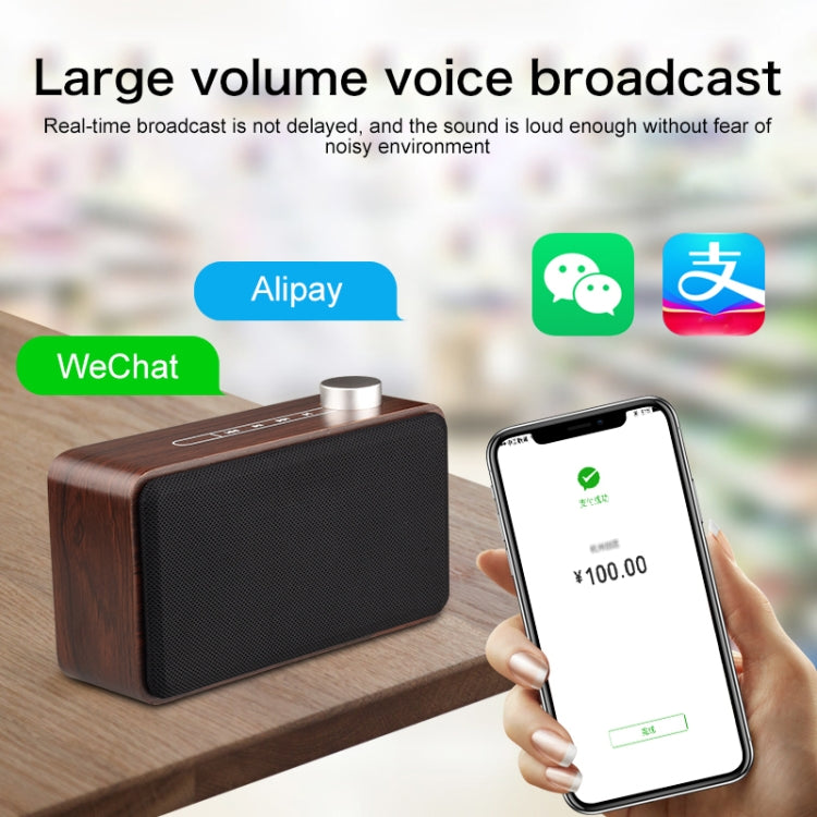 W5A Subwoofer Fabric Wooden Touch Bluetooth Speaker, Support TF Card & U Disk & 3.5mm AUX, Walnut, Yellow Wood – Bluetooth