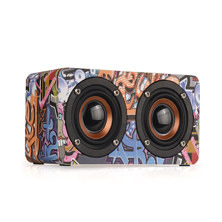 M5 Subwoofer Wooden Bluetooth 4.2 Speaker, Support TF Card & 3.5mm AUX & FM – Bluetooth