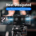 Camera Cooling Fan for Sony A7M4 / ZVE1 / A6700 / A7C2, ZV-E10 / ZV1 / A7C / FX3, Canon 70D / R6 / R6 Mark II / R7, Fuji X-T4 / X-S10 – Durable Build, Easy to Use