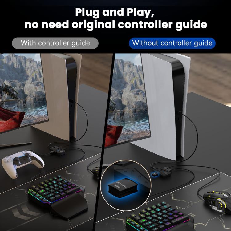 Gamwing Master P5 Console Mobile Game Keyboard and Mouse Converter – Durable Build, Easy to Use