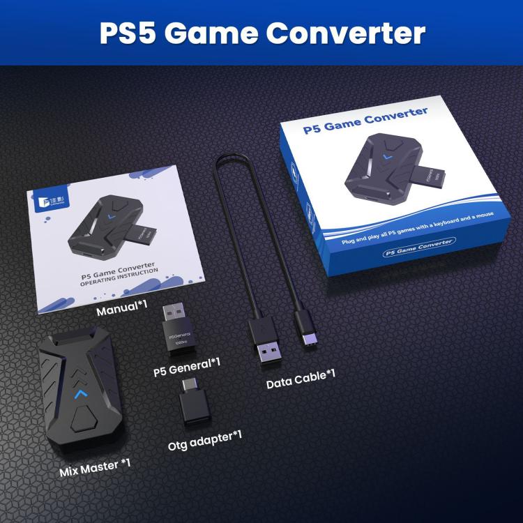 Gamwing Master P5 Console Mobile Game Keyboard and Mouse Converter – Durable Build, Easy to Use