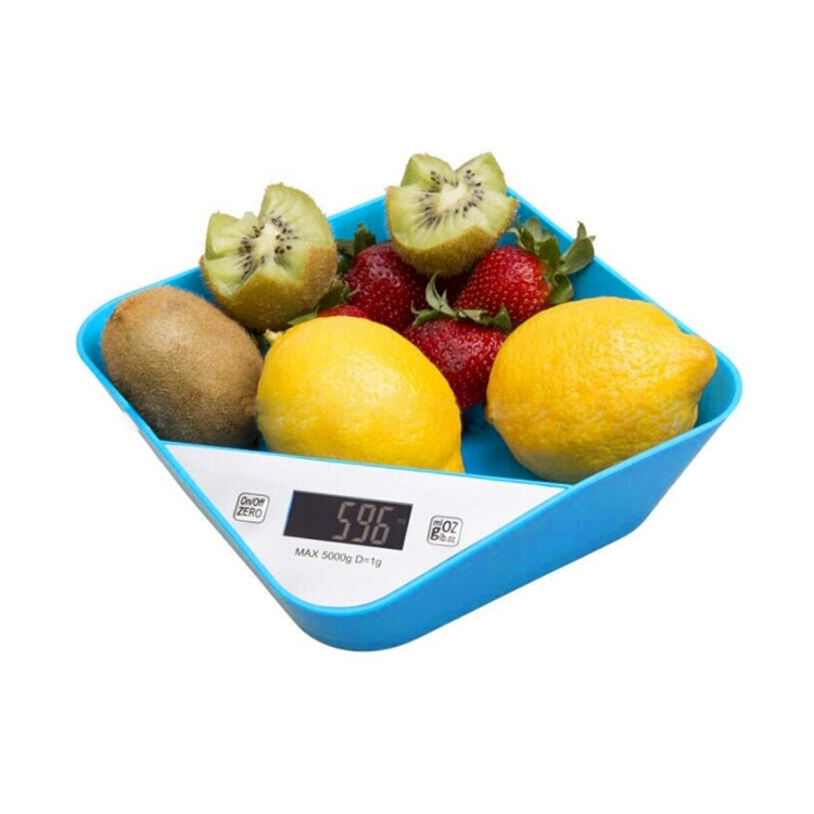 5000g x 1g Bowl Shaped LED Kitchen Electronic Scale, 5000g x 1g 5000g x 1g