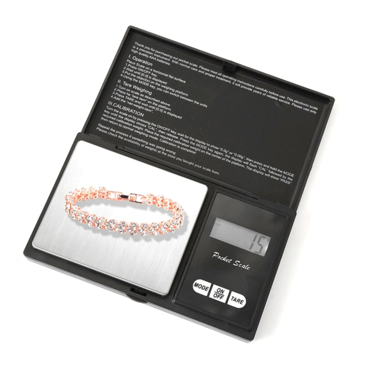 MH-8015 Portable High Precision Electronic Diamond Gold Jewelry Scale (0.01g~200g), Excluding Batteries, MH-8015 200g MH-8015 200g