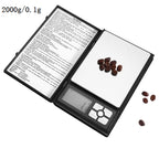 MH-1108 Notebook Shape High Precision Electronic Diamond Gold Jewelry Scale (0.1g~2000g), Excluding Batteries, MH-1108 2000g