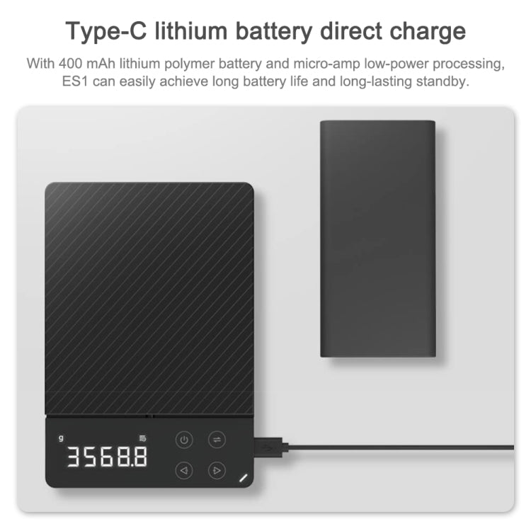 3KG Original Xiaomi Youpin DUKA ES1 Kitchen LCD Digital High-precision Electronic Scale, 3KG