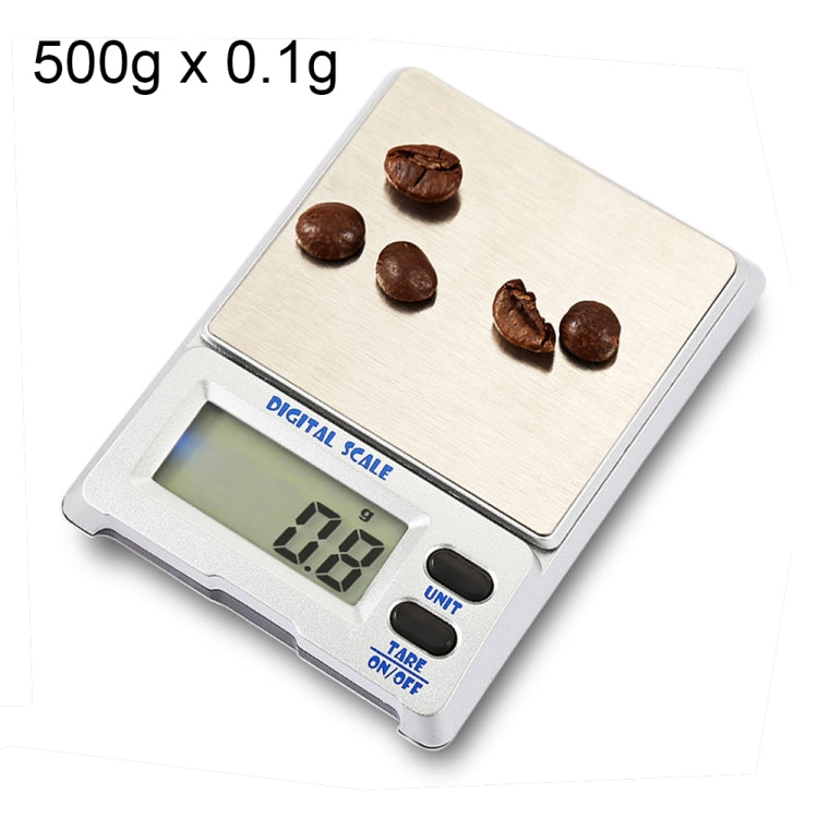 M-18 500g x 0.1g High Accuracy Digital Electronic Jewelry Scale Balance Device with 1.5 inch LCD Screen, 500g/0.1g 500g 0.1g