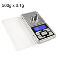 MH-100 500g x 0.1g High Accuracy Digital Electronic Portable Mini Pocket Scale Mobile Phone Weighing Scale Balance Device with 1.6 inch LCD Screen, 500g/0.1g – Durable Build, Easy to Use 500g 0.1g