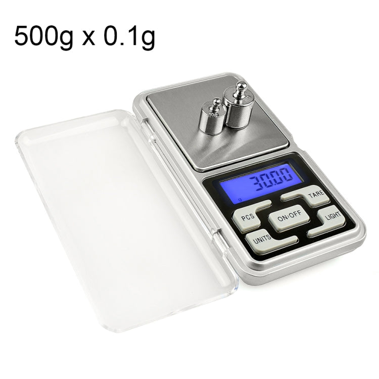 MH-100 500g x 0.1g High Accuracy Digital Electronic Portable Mini Pocket Scale Mobile Phone Weighing Scale Balance Device with 1.6 inch LCD Screen, 500g/0.1g – Durable Build, Easy to Use 500g 0.1g