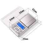 MH-100 500g x 0.1g High Accuracy Digital Electronic Portable Mini Pocket Scale Mobile Phone Weighing Scale Balance Device with 1.6 inch LCD Screen, 500g/0.1g – Durable Build, Easy to Use