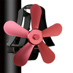 YL-106 5-Blade High Temperature Aluminum Heat Powered Fireplace Stove Fan, YL-106 (White), YL-106 (Black), YL-106 (Bronze), YL-106 (Grey), YL-106 (Gold), YL-106 (Rose Red), YL-106 (Silver)