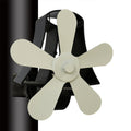 YL-106 5-Blade High Temperature Aluminum Heat Powered Fireplace Stove Fan, YL-106 (White), YL-106 (Black), YL-106 (Bronze), YL-106 (Grey), YL-106 (Gold), YL-106 (Rose Red), YL-106 (Silver)