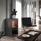 YL-106 5-Blade High Temperature Aluminum Heat Powered Fireplace Stove Fan, YL-106 (White), YL-106 (Black), YL-106 (Bronze), YL-106 (Grey), YL-106 (Gold), YL-106 (Rose Red), YL-106 (Silver)