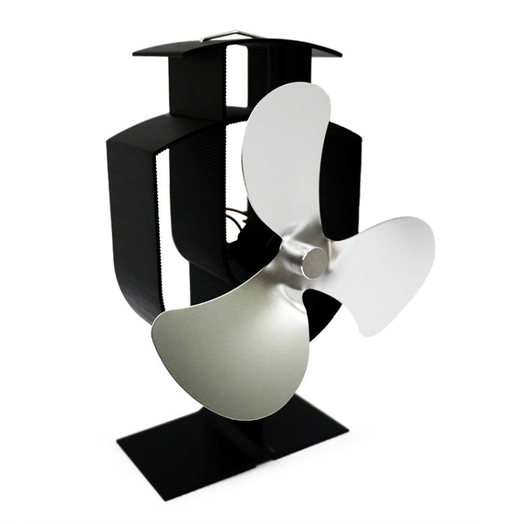 YL401 3-Blade High Temperature Metal Heat Powered Fireplace Stove Fan, YL401 (Silver), YL401 (White), YL401 (Black), YL401 (Bronze), YL401 (Gold) YL401 (Silver) Silver
