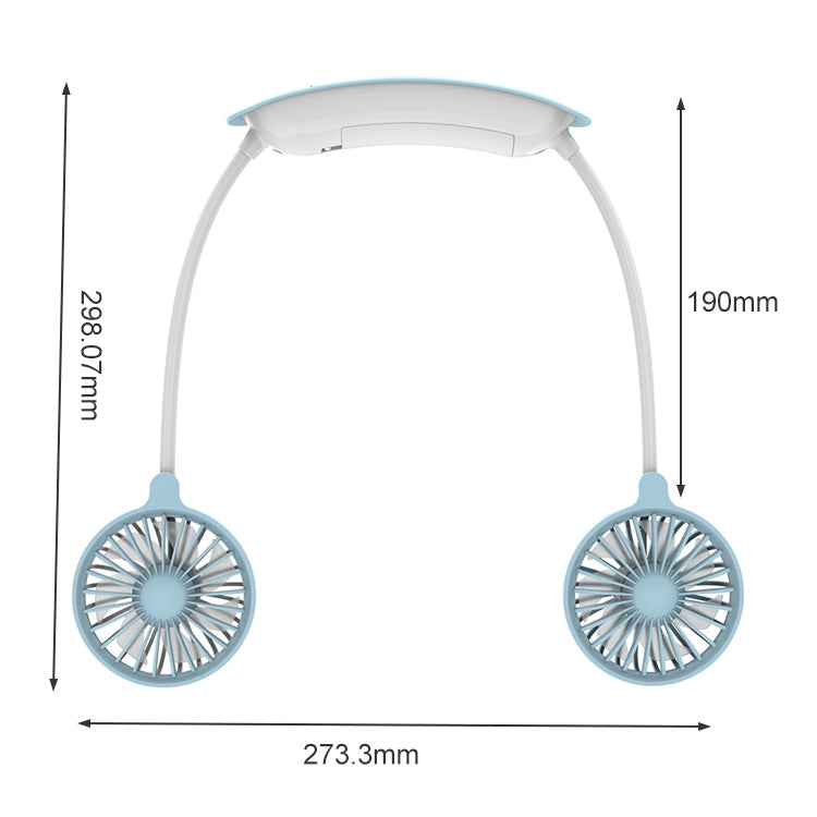F6 Outdoor Mini Hanging Neck Fan USB Charging Lazy Small Fan – TPU