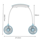 F6 Outdoor Mini Hanging Neck Fan USB Charging Lazy Small Fan – TPU