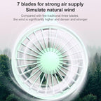 F6 Outdoor Mini Hanging Neck Fan USB Charging Lazy Small Fan – TPU