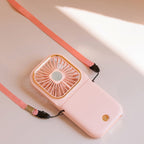 F30 Electroplating Handheld Fan Portable Desktop Folding Mute USB Hanging Neck Fan, Upgraded Version, F30 (Blue), F30 (White), F30 (Pink), F30 (Green)